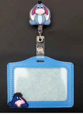 Kids Cartoon Id Card Holders and Retractable Badge Reels