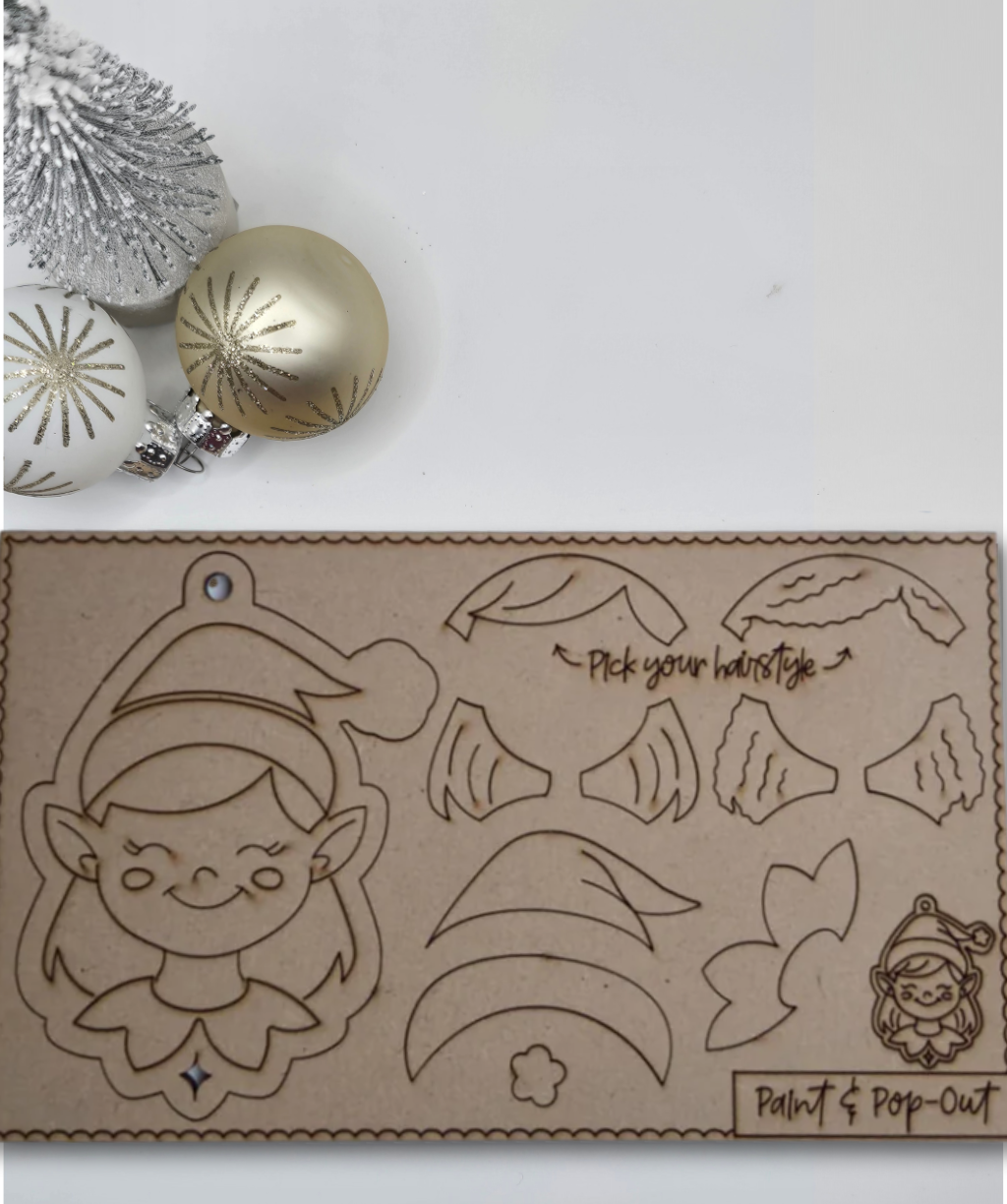 Paint and Pop Ornament Kit - PeppaTree Designs