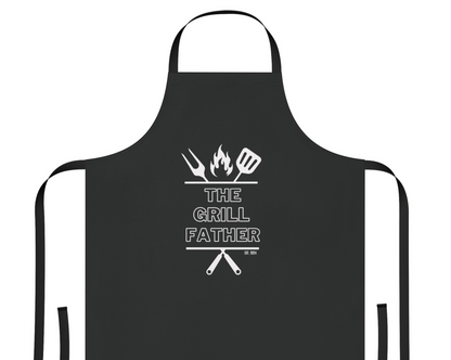 The Grillfather BBQ Cotton Apron with Est. Year - PeppaTree Designs