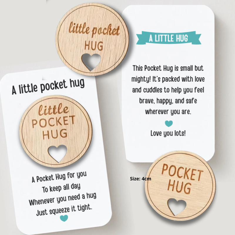 Pocket Hug Token - PeppaTree Designs