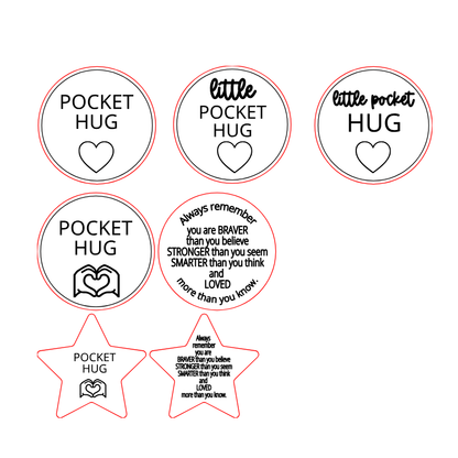 Pocket Hug Token - PeppaTree Designs