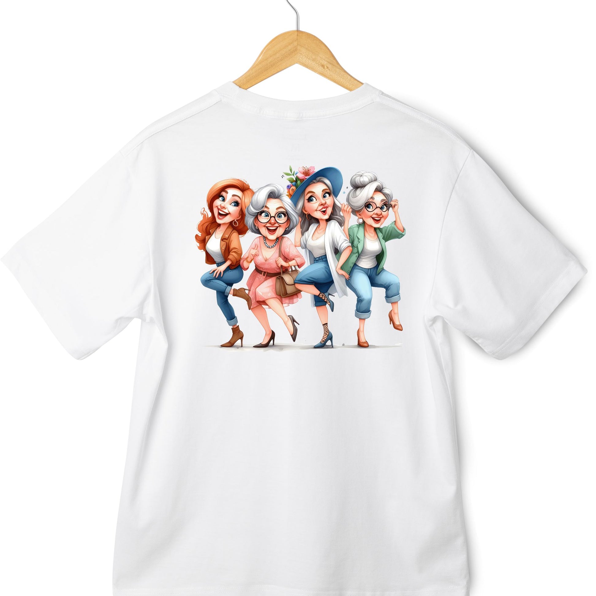 Old Lady Funny Cruise or Holiday T-shirts - Various Styles - PeppaTree Designs