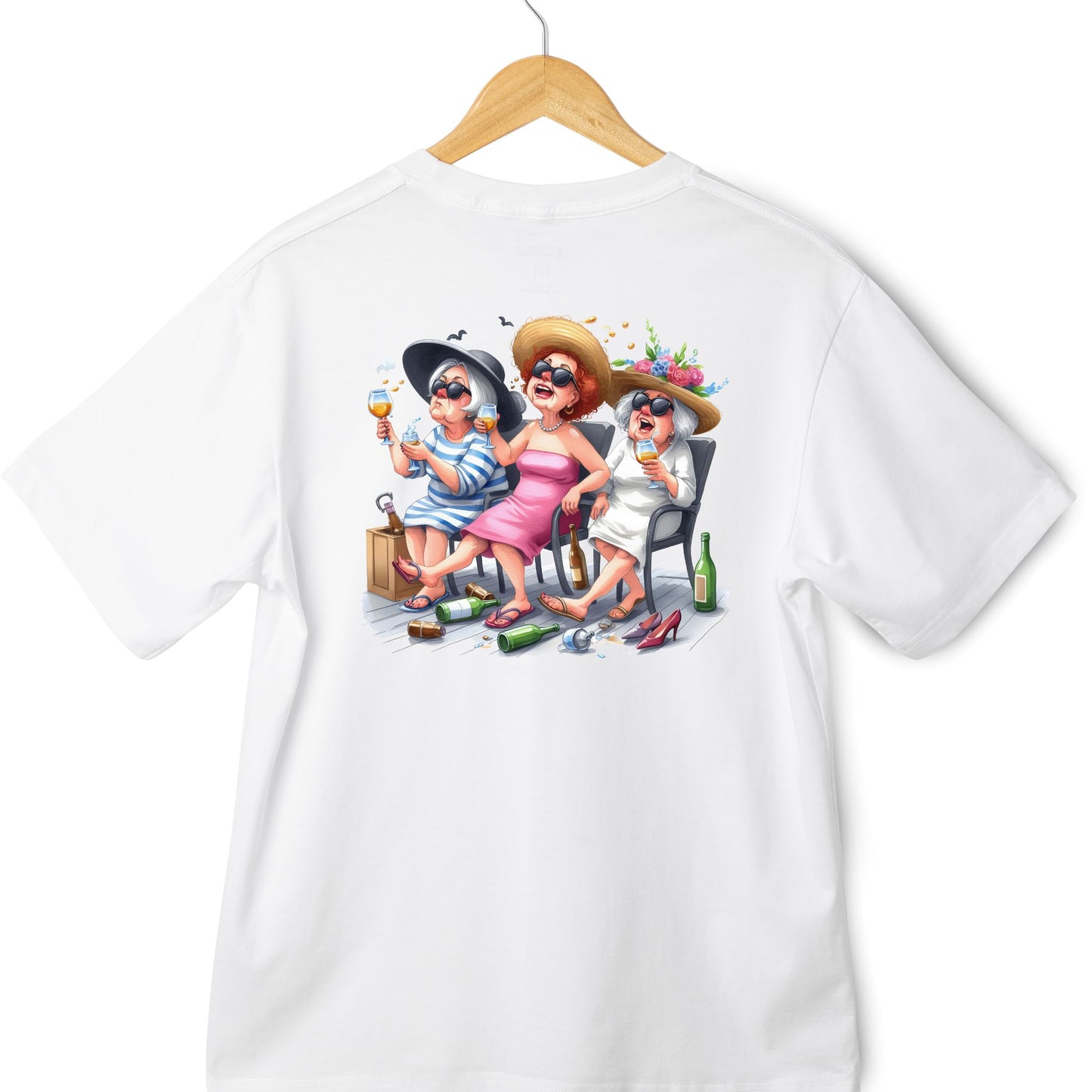Old Lady Funny Cruise or Holiday T-shirts - Various Styles - PeppaTree Designs