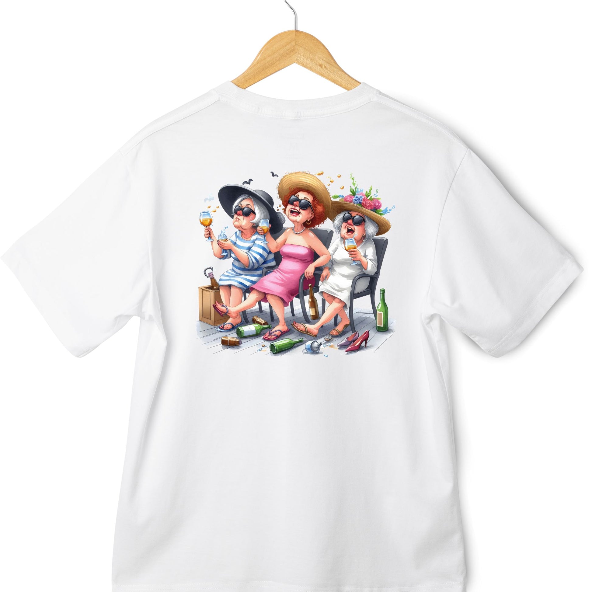 Old Lady Funny Cruise or Holiday T-shirts - Various Styles - PeppaTree Designs