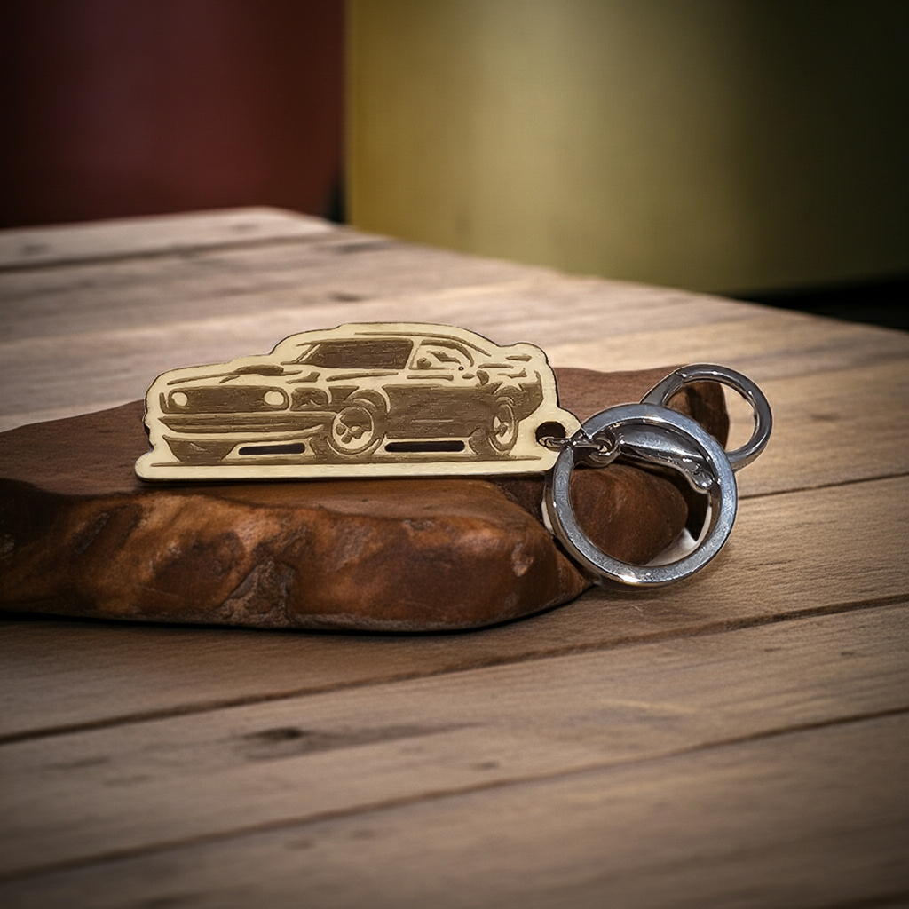1969 Ford Mustang Keychain