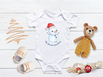 My 1st Kersfees Bodysuit | Christmas Baby Bodysuit, Afrikaanse Kersfees Geskenk - PeppaTree Designs