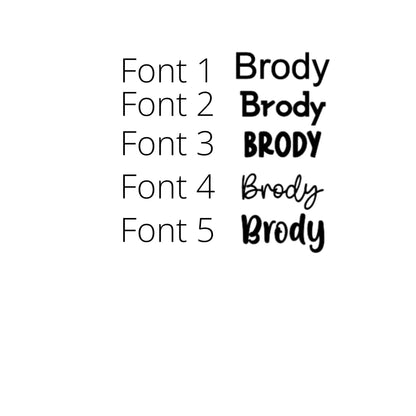 pencilshapeacrylickeyringfonts - PeppaTree Designs