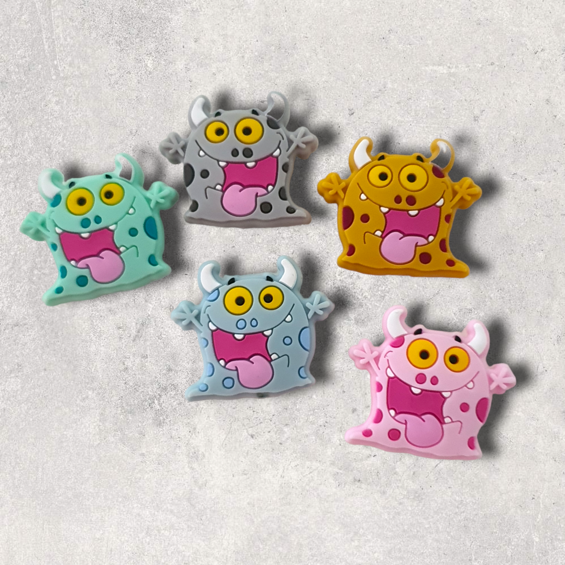 Monster Silicone Bead | 1pce | AU - PeppaTree Design Store