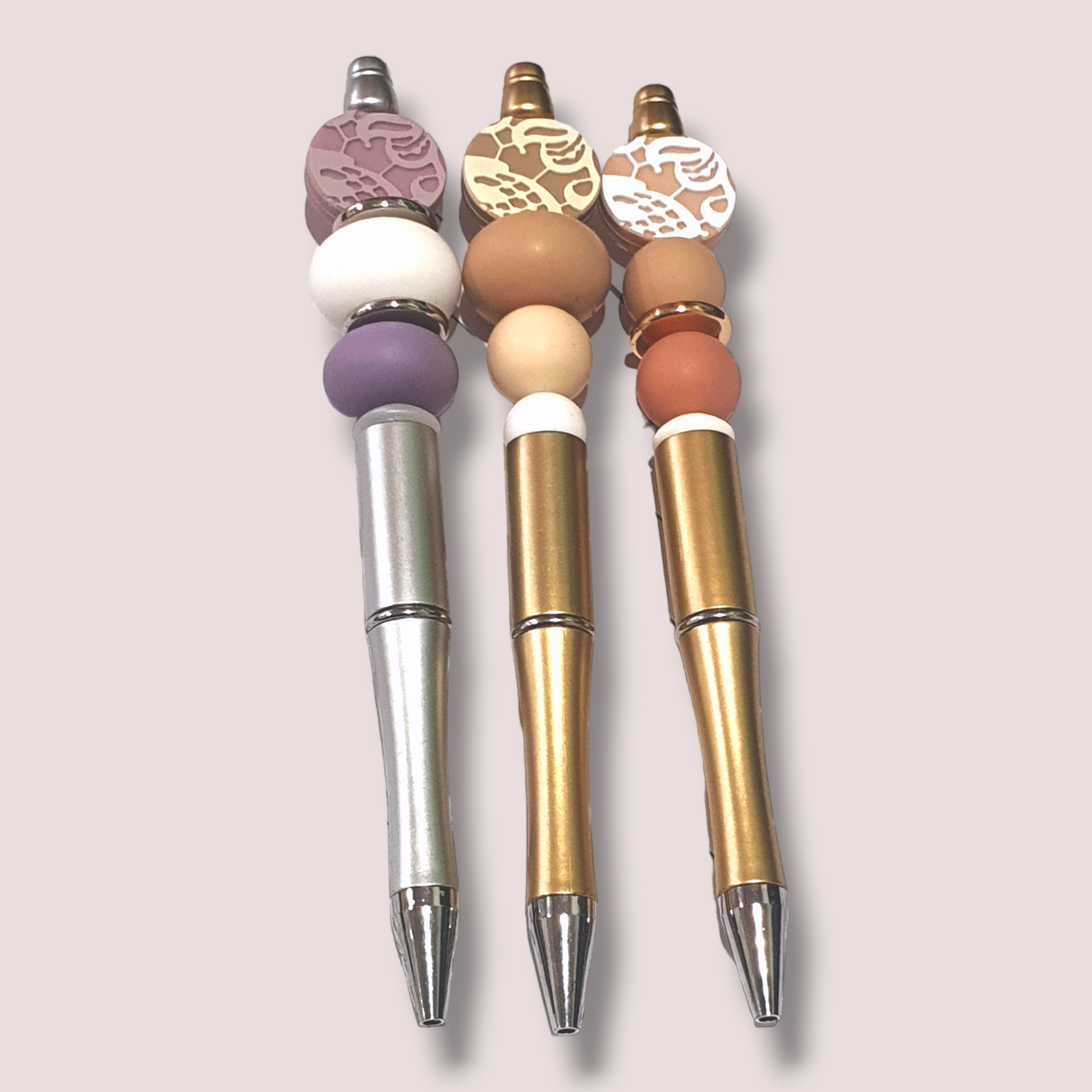 Lace Motif Beaded Pen - various styles - PeppaTree Design Store