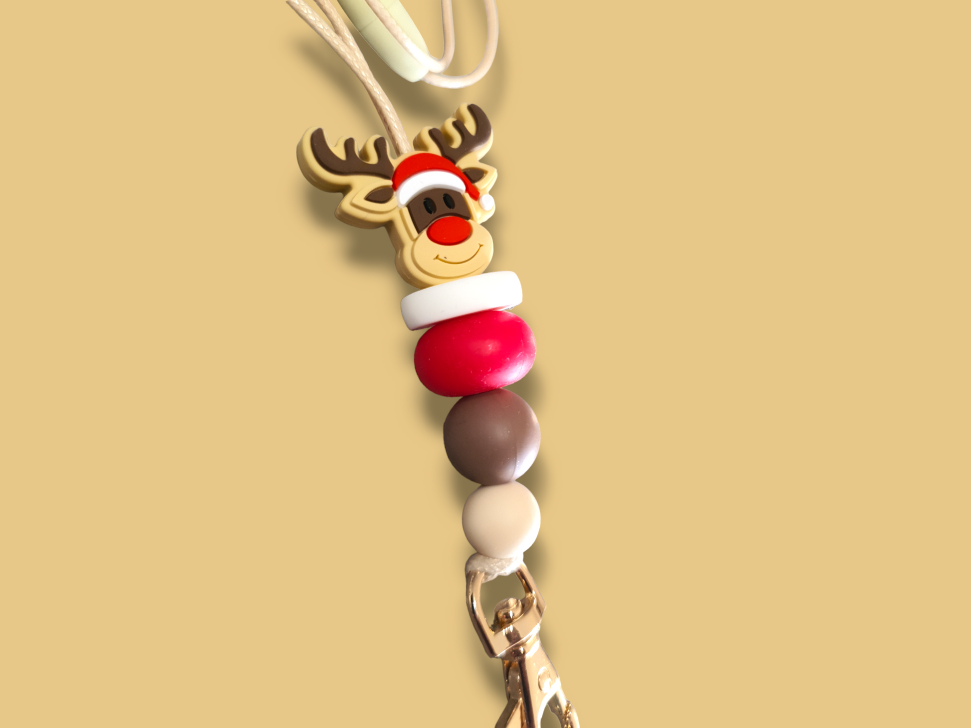 Christmas Reindeer Vibes Lanyard - PeppaTree Design Store