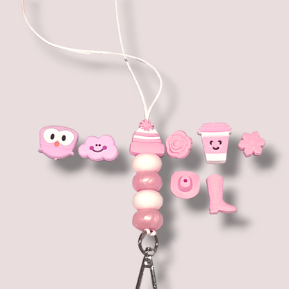 Baby Pink Lanyard | Pearl Pink Collection