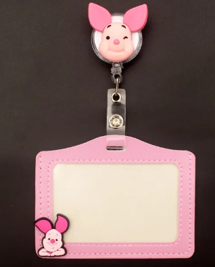 Kids Cartoon Id Card Holders and Retractable Badge Reels