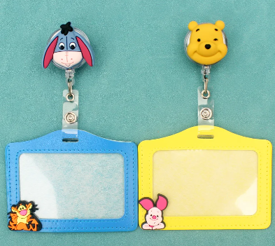 Kids Cartoon Id Card Holders and Retractable Badge Reels