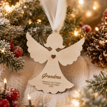 Angel Ornament - Grandma | Family Remembrance Ornament