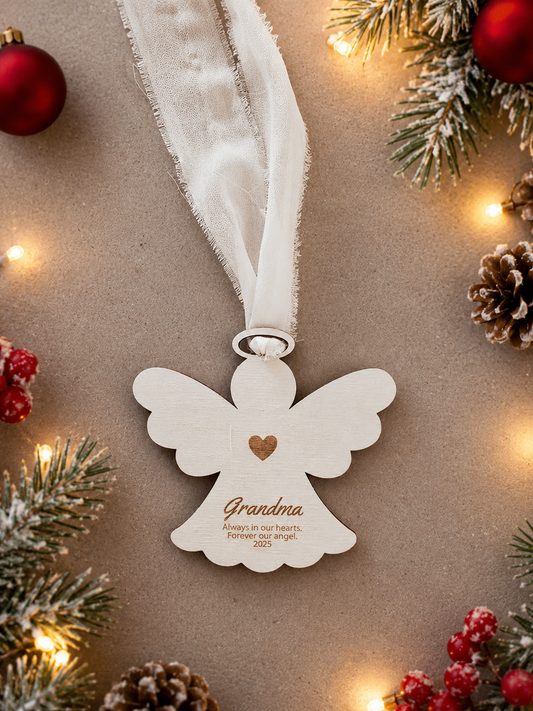 Angel Memorial Ornament - Grandma