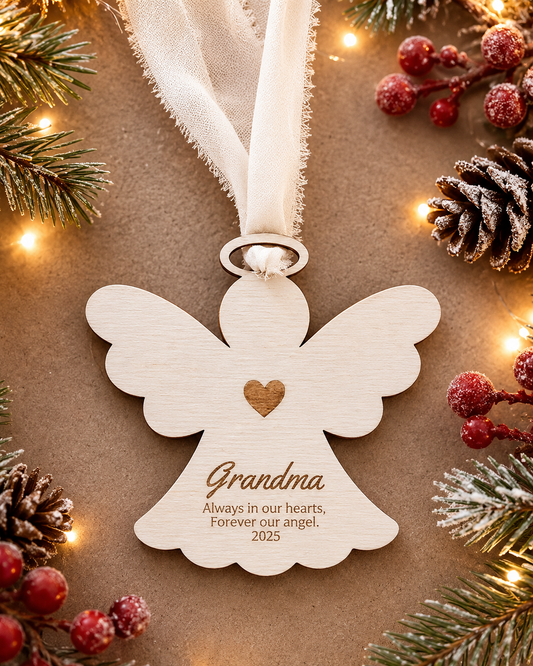 Angel Memorial Ornament - Grandma
