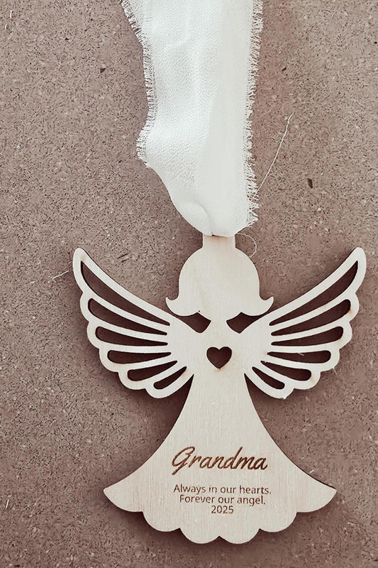 Angel Ornament - Grandma | Family Remembrance Ornament