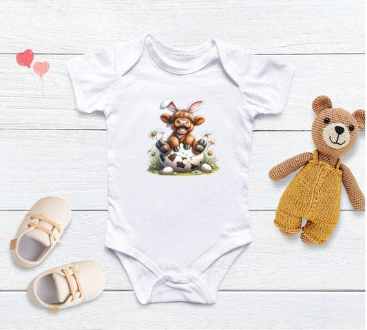 Funny Cow Baby Bodysuit