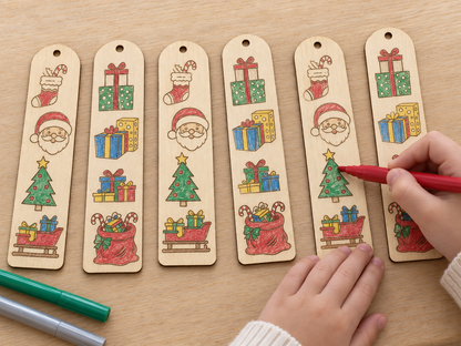 Paint + Create | Christmas Bookmarks