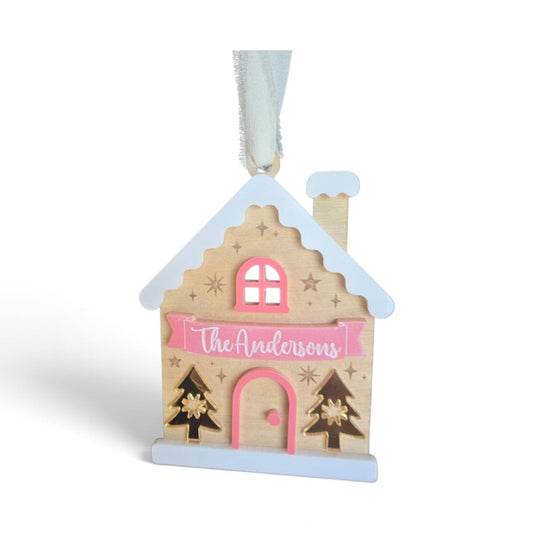 Christmas House Ornament