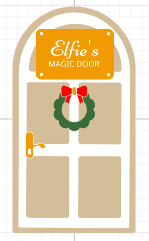 Elf Door with Personalisation
