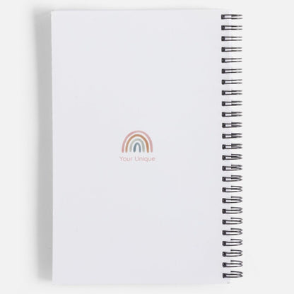 Be Kind Love Yourself Spiral Daily Notebook - Ruled Line - PeppaTree Design Store