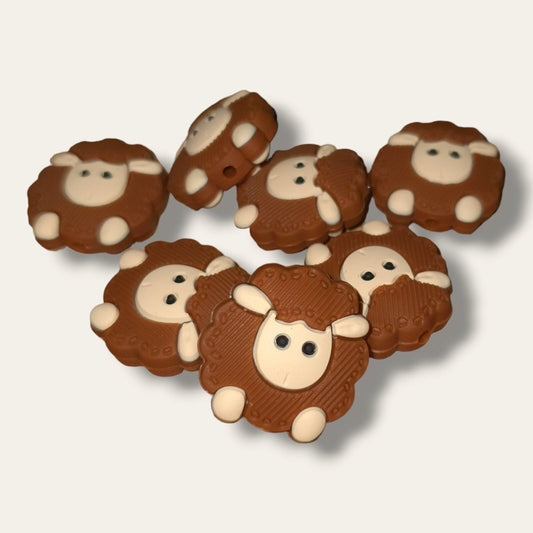 Sheep Silicone Beads | AU - PeppaTree Design Store