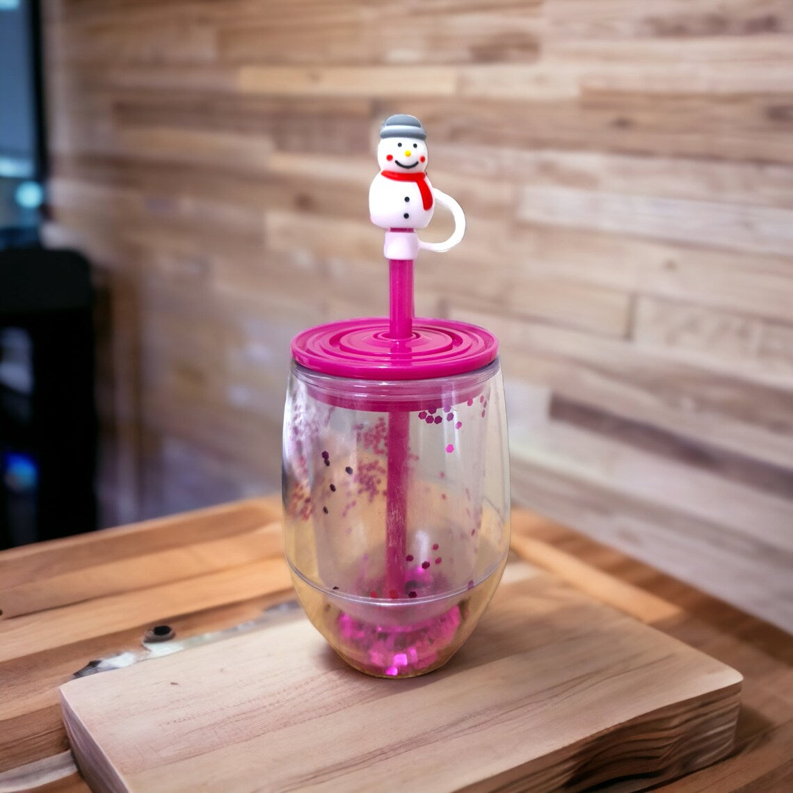 Christmas Reusable Cup Straw Toppers - PeppaTree Design Store