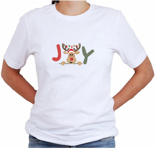 Joy Christmas Tshirt or Sweatshirt - PeppaTree Design Store