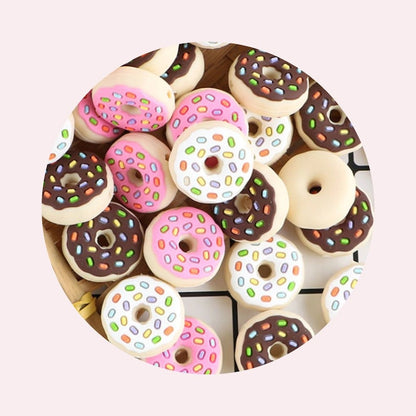 Donuts Silicone Bead | 1 piece - PeppaTree Design Store