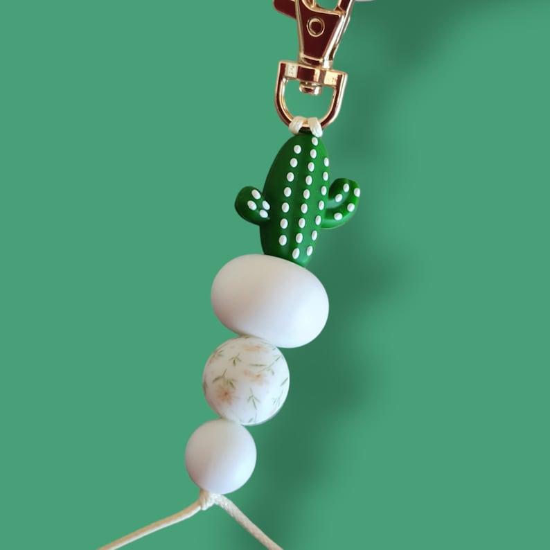 Cactus Keychain or Lanyard - PeppaTree Design Store