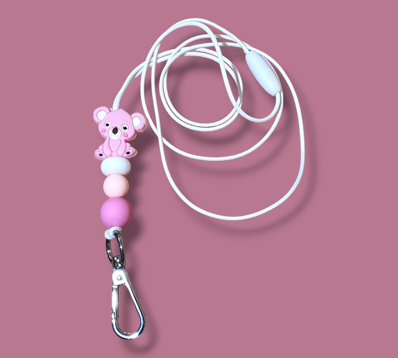 Easter Bunny and Koala Silicone Beaded Keyrings or School Bag Tags - PeppaTree Design Store