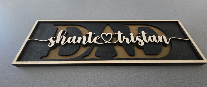 Custom Made Dad Father Grandpa Gift Wood Sign