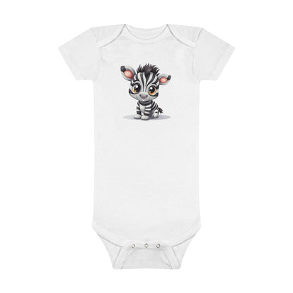 Cute Baby Safari Animals Baby Bodysuit or Bibs - PeppaTree Designs