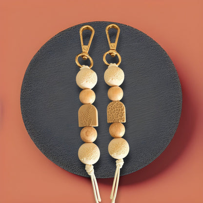 Lace Arch Beaded Keychain or Lanyard