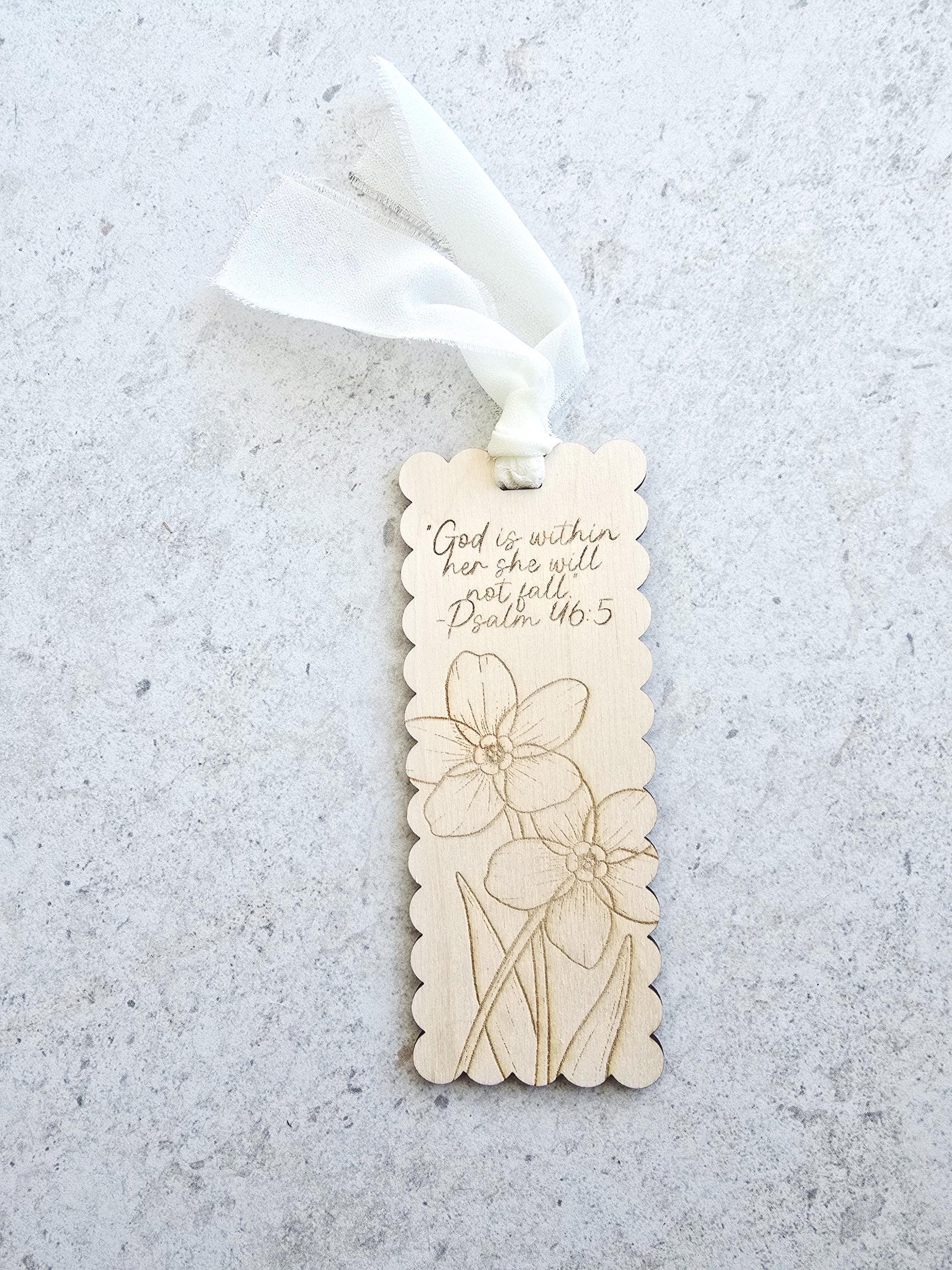Flower and leaves themed Faith bookmarks by PeppaTree Designs, featuring various elegant floral and leafy designs.
