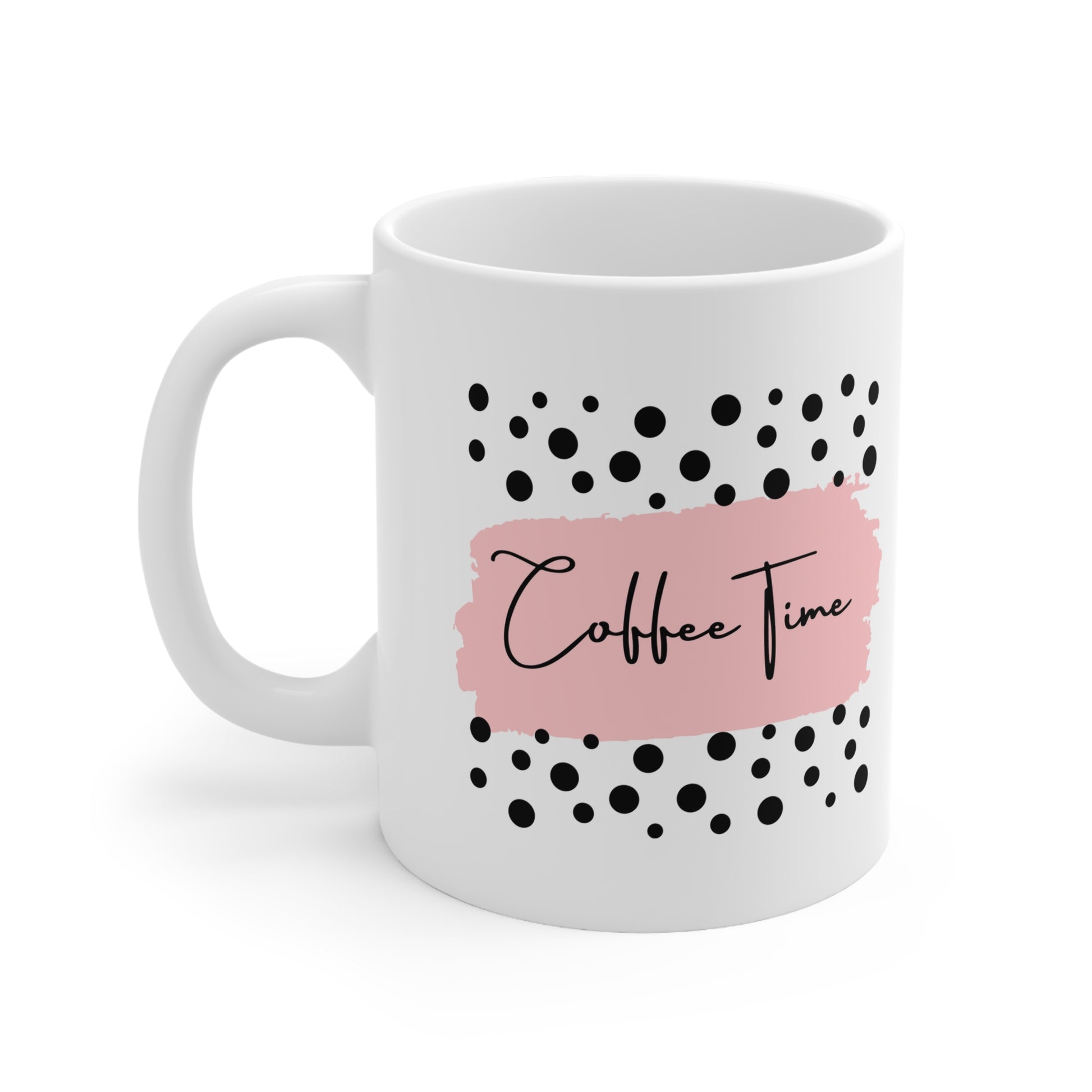 Coffee Time Pastel Mug | 11 oz - PeppaTree Design Store