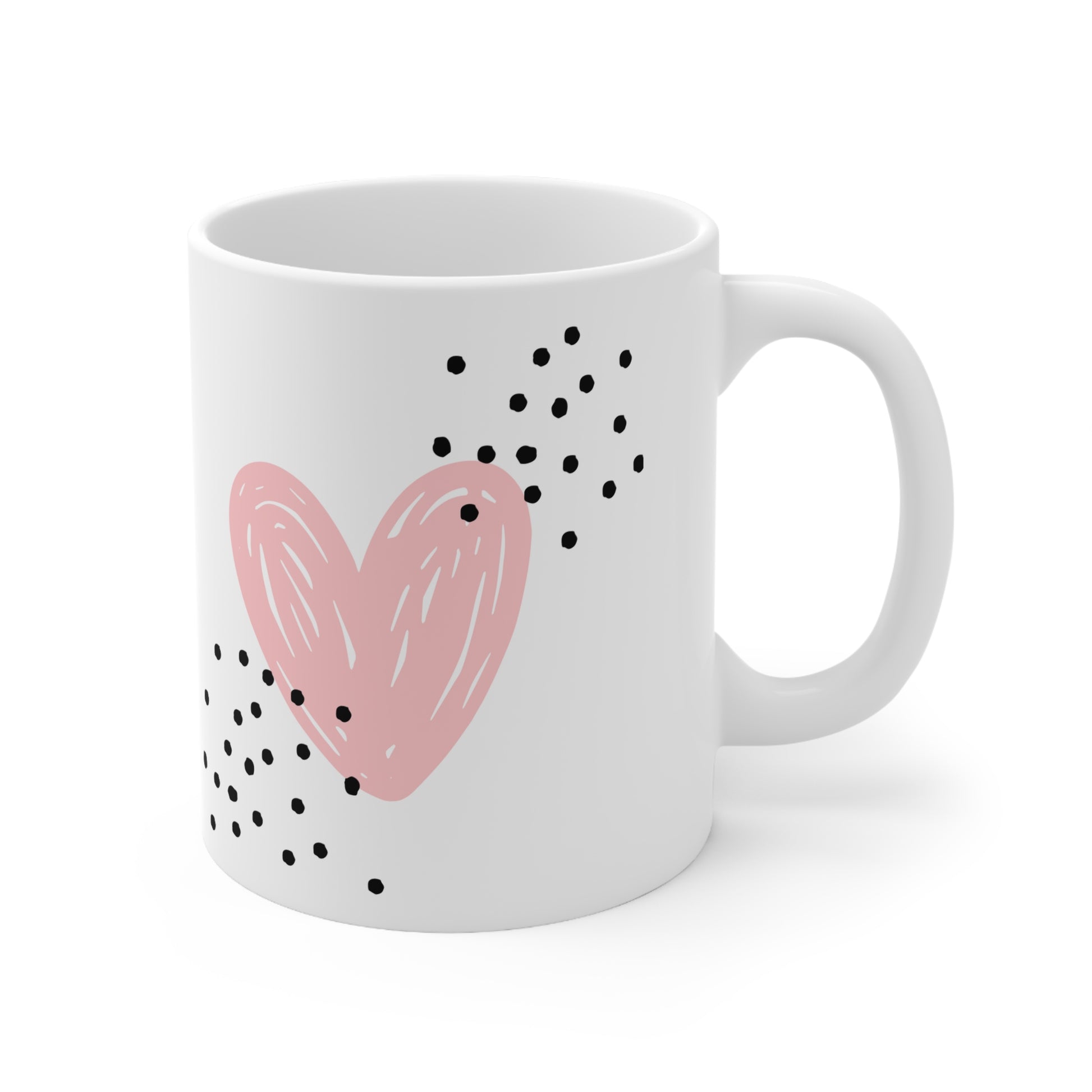 Coffee Time Pastel Mug | 11 oz - PeppaTree Design Store
