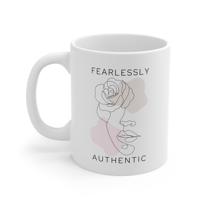 Fearlessly Authentic Coffee Mugs | 6 Designs | Individual Mug or Set of 6 | 11 oz - PeppaTree Design Store