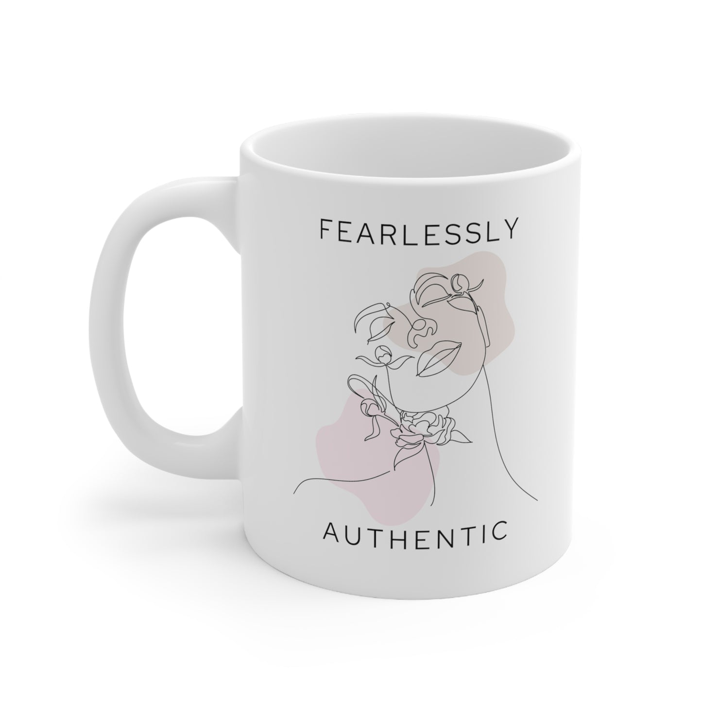 Fearlessly Authentic Coffee Mugs | 6 Designs | Individual Mug or Set of 6 | 11 oz - PeppaTree Design Store