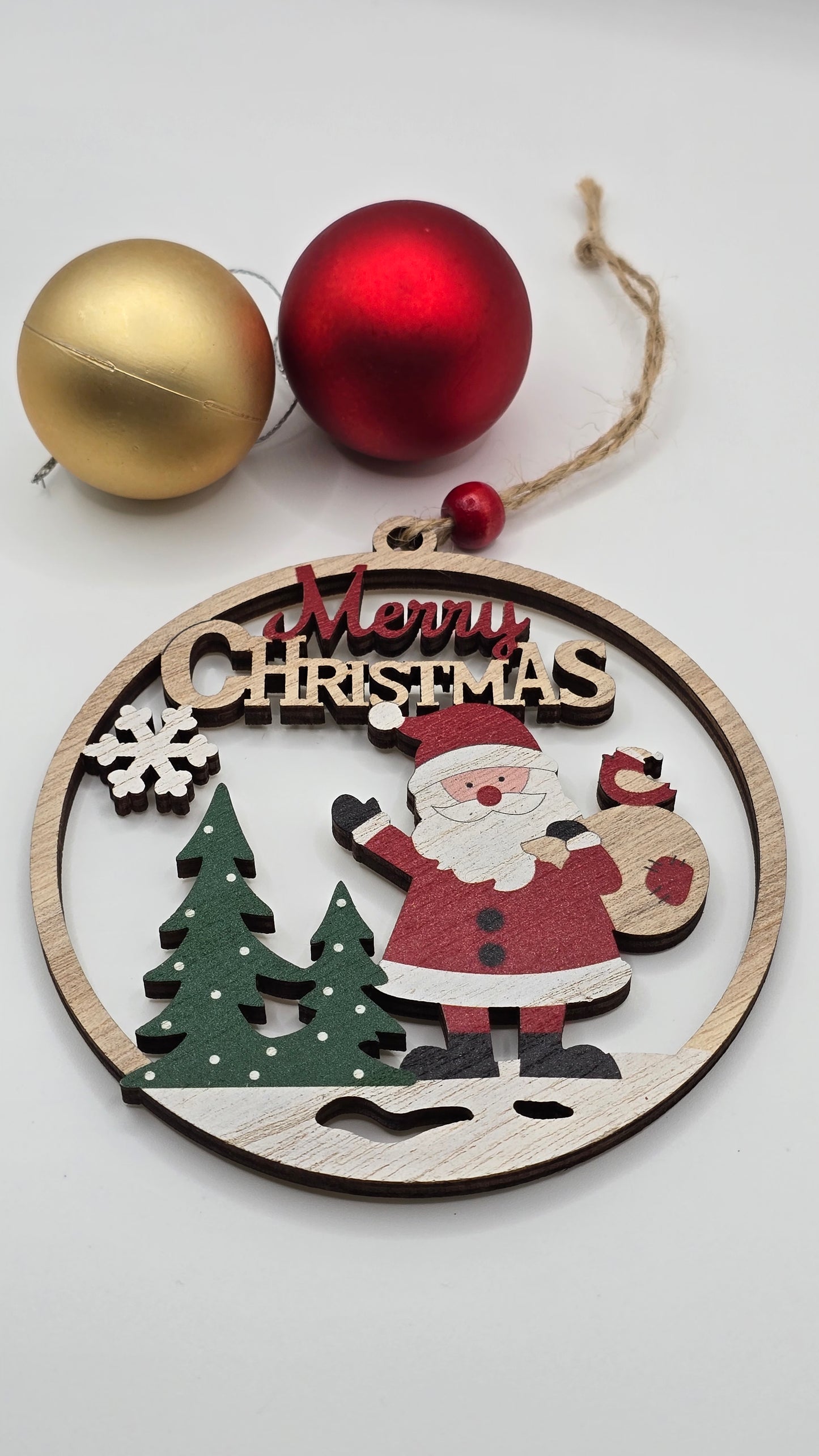 Wooden Christmas Holiday Decor