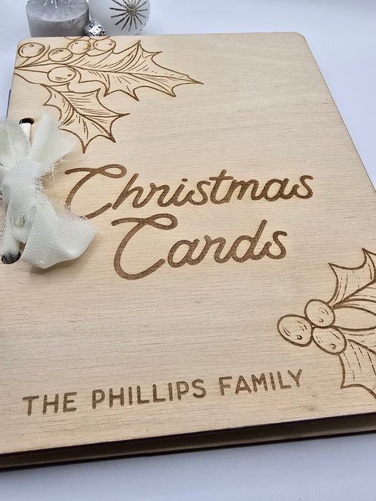 Christmas Cards Holder - Personalised
