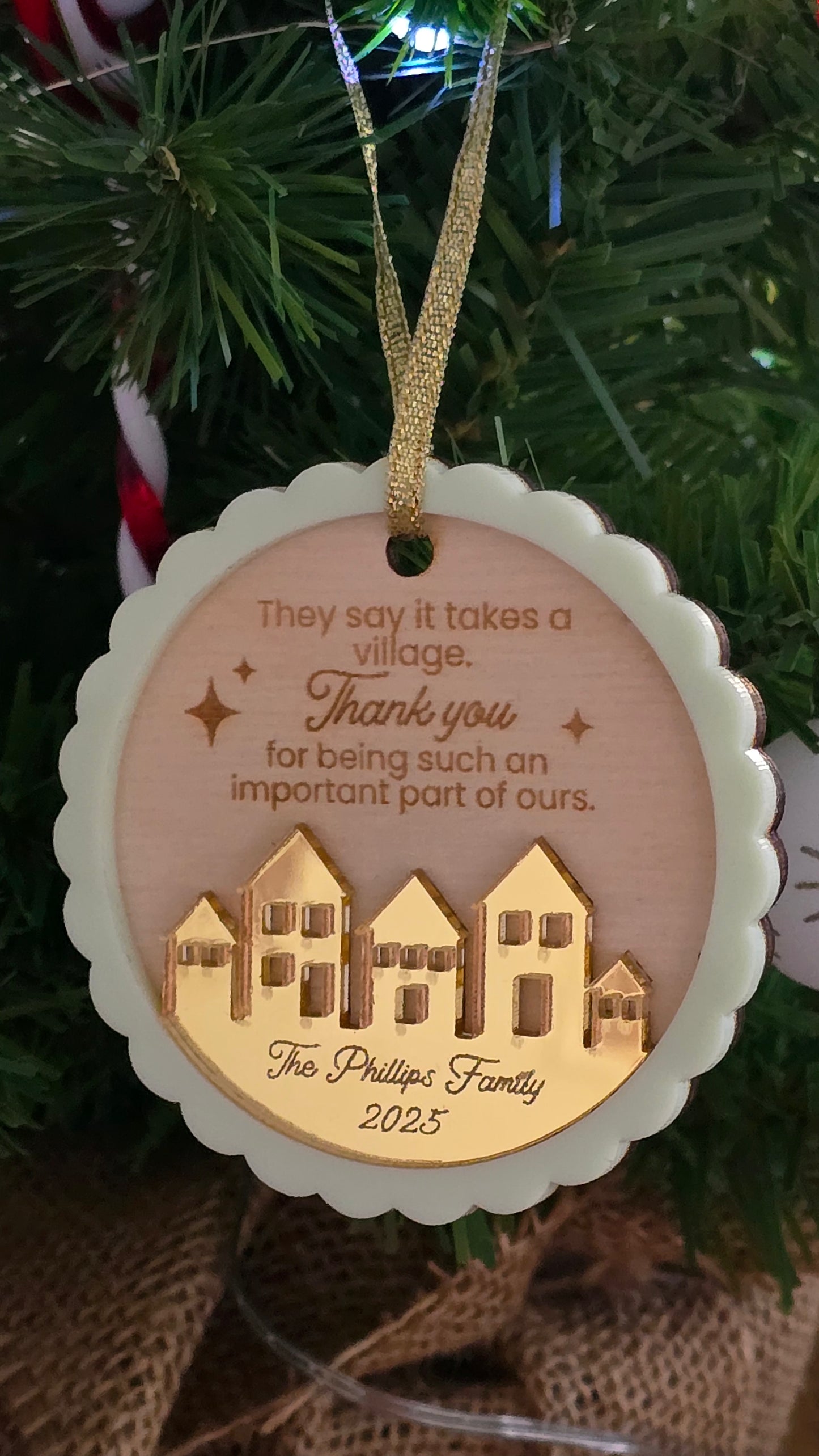 It takes a Village Ornament