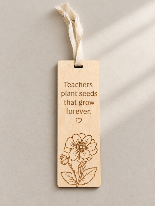 Teacher Thank You Bookmark