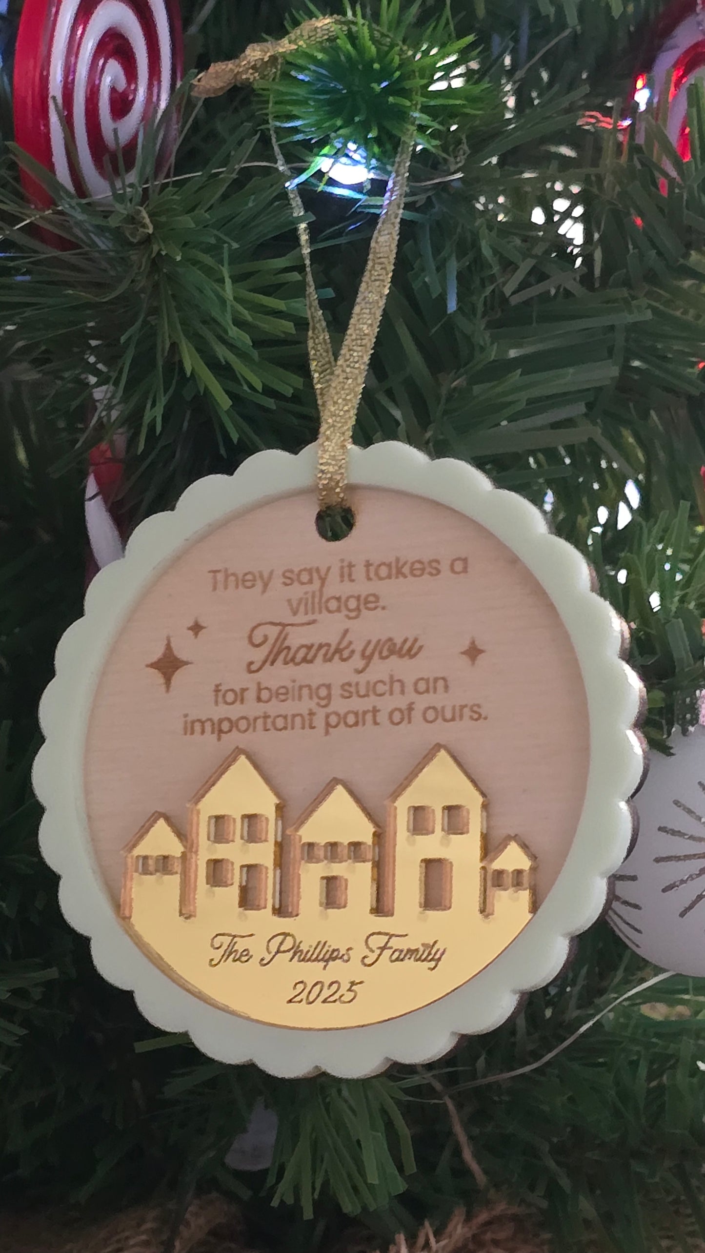 It takes a Village Ornament