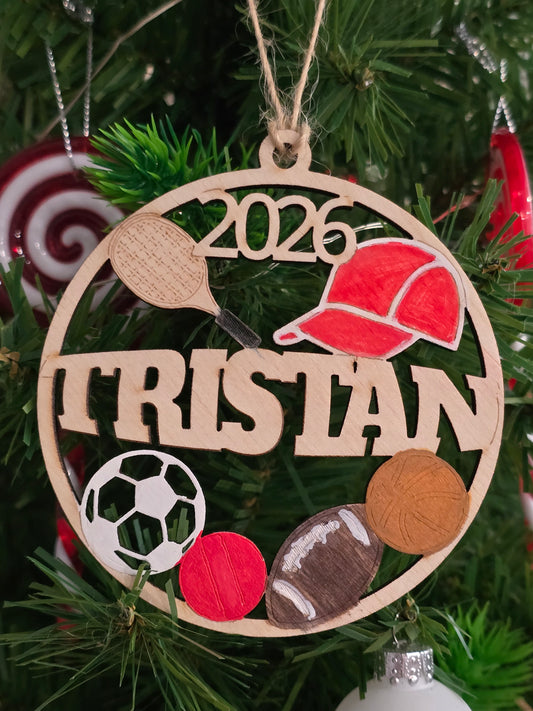 Multi Sports Ornament