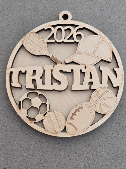 Multi Sports Ornament