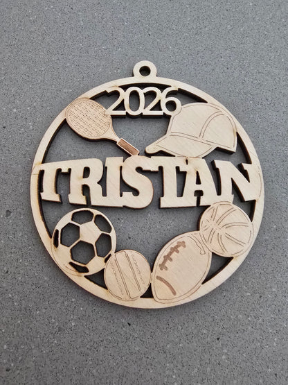 Multi Sports Ornament