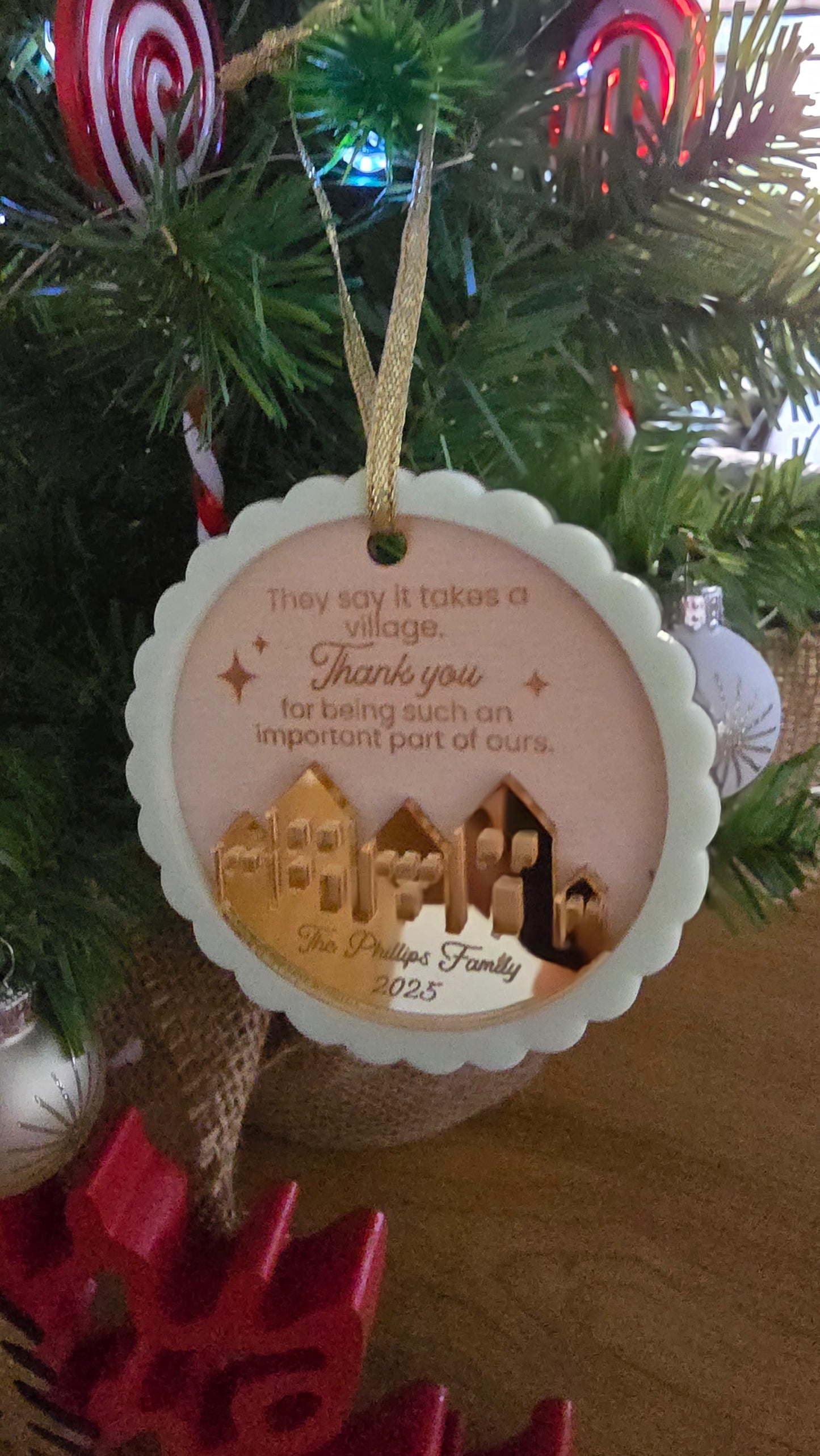 It takes a Village Ornament