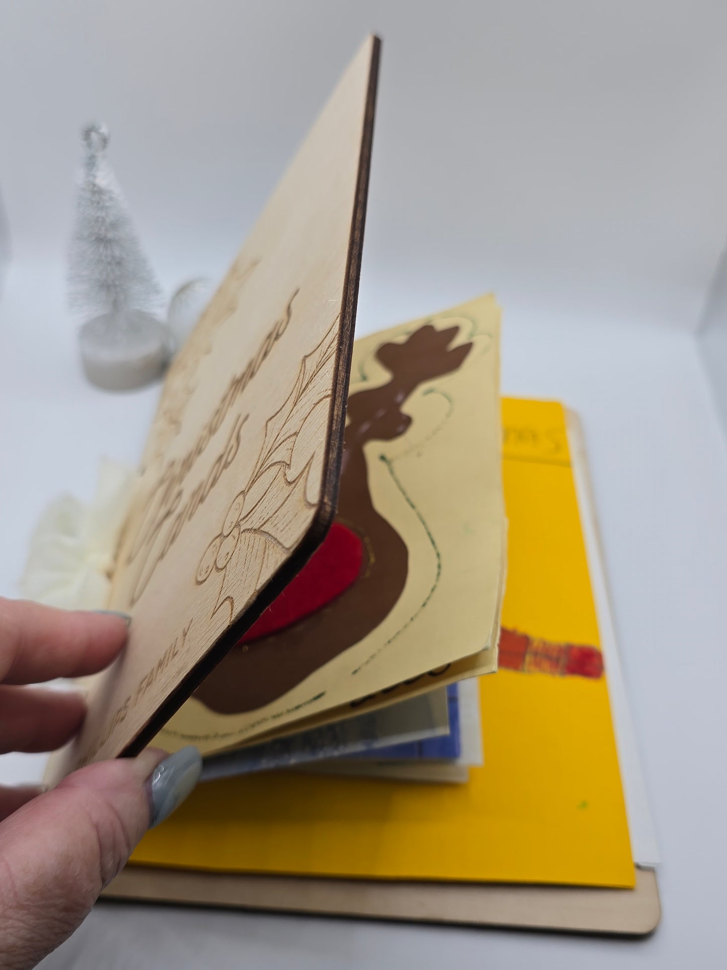 Christmas Cards Holder - Personalised